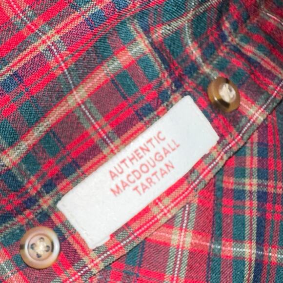 Vintage Pendleton Sir Pendleton Wool Shirt XL Red Green MacDougall Tartan Plaid - Picture 4 of 7